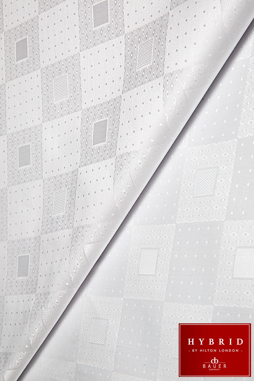 Bauer Hybrid Brocade - BHB1004 - White