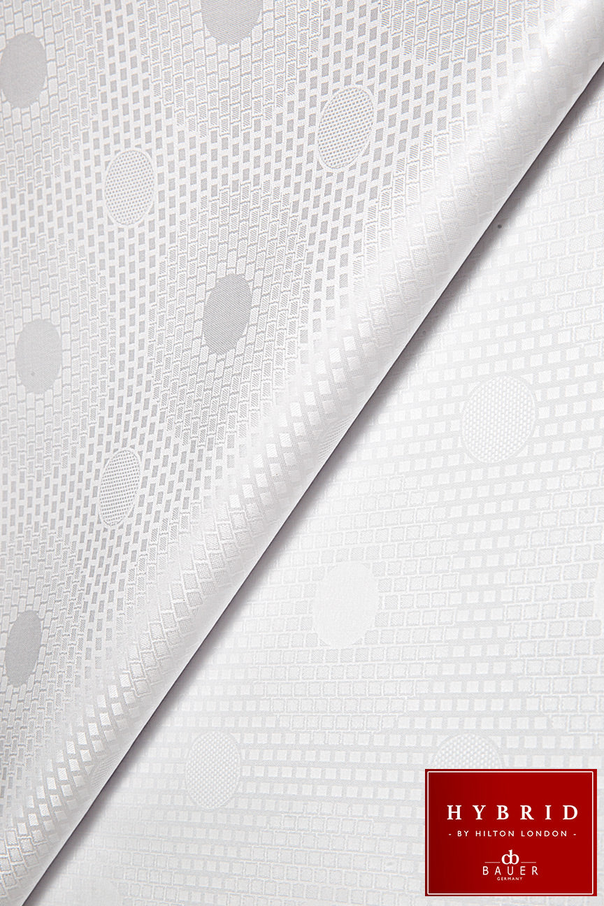 Bauer Hybrid Brocade - BHB1001 - White