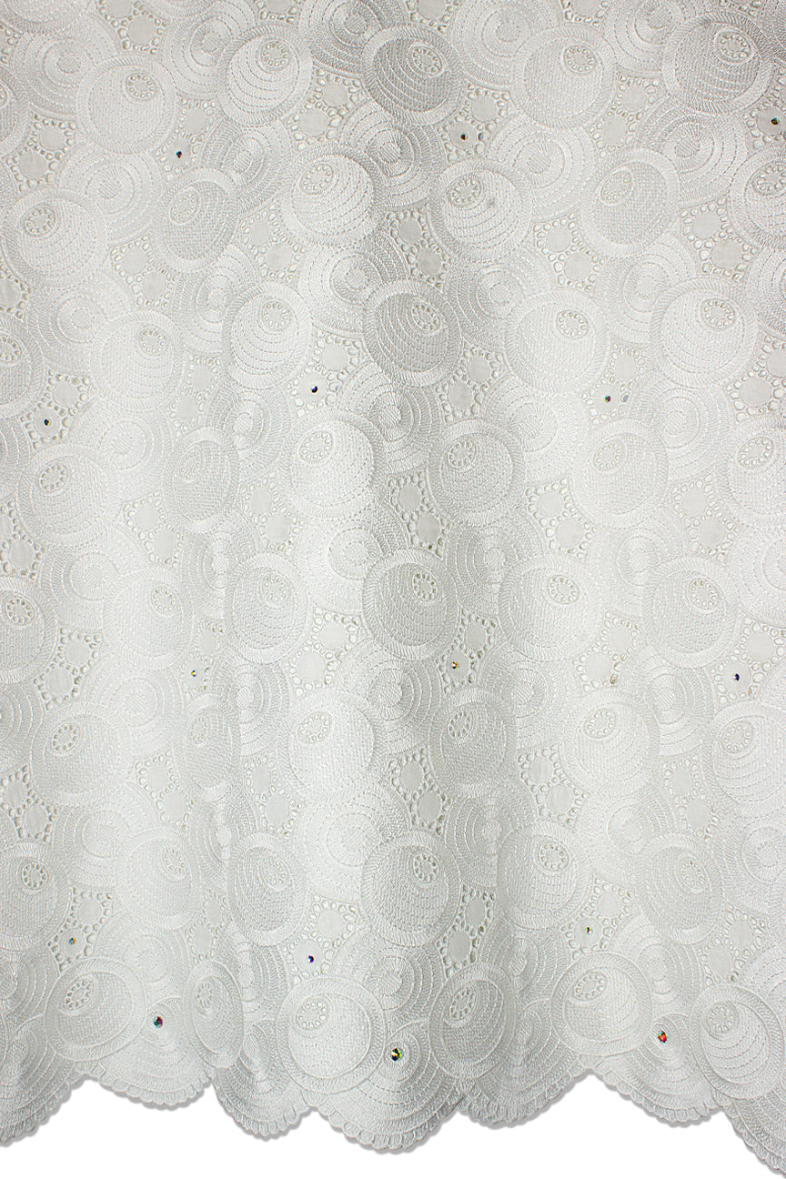 Celebrant Swiss Voile Lace - SWC0113 - White