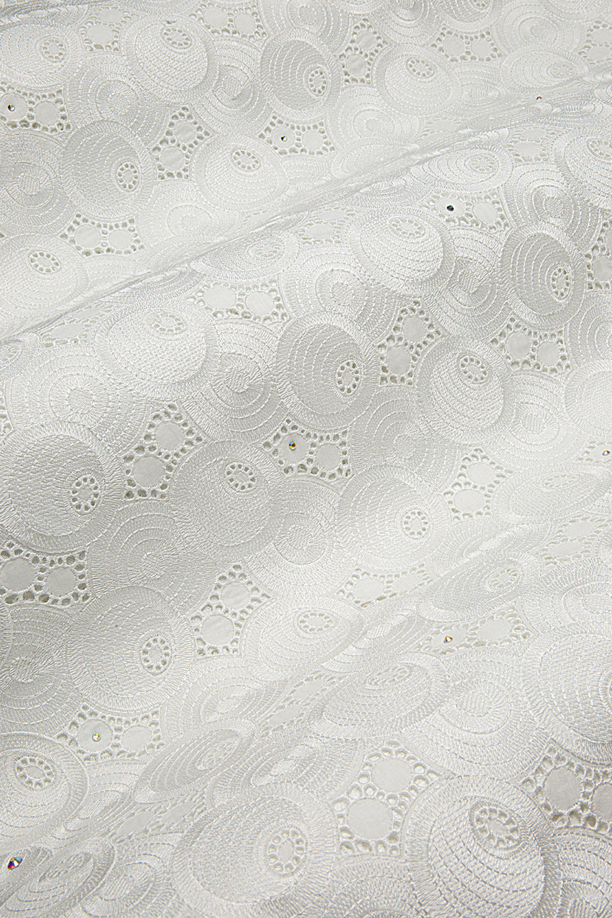 Celebrant Swiss Voile Lace - SWC0113 - White