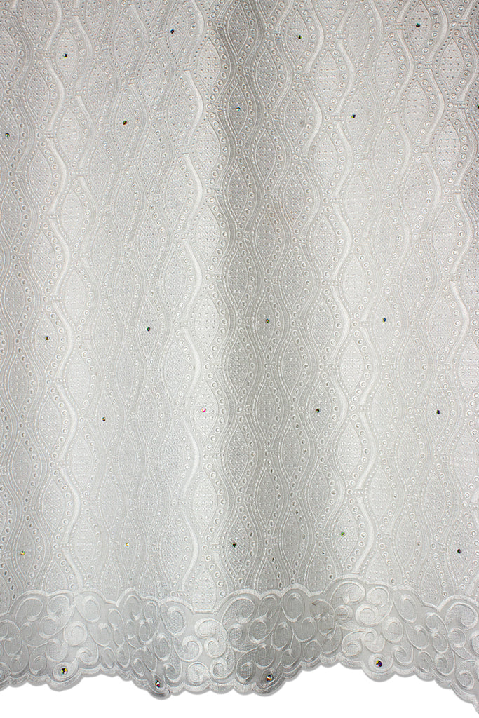 Celebrant Swiss Voile Lace - SWC0107 - White