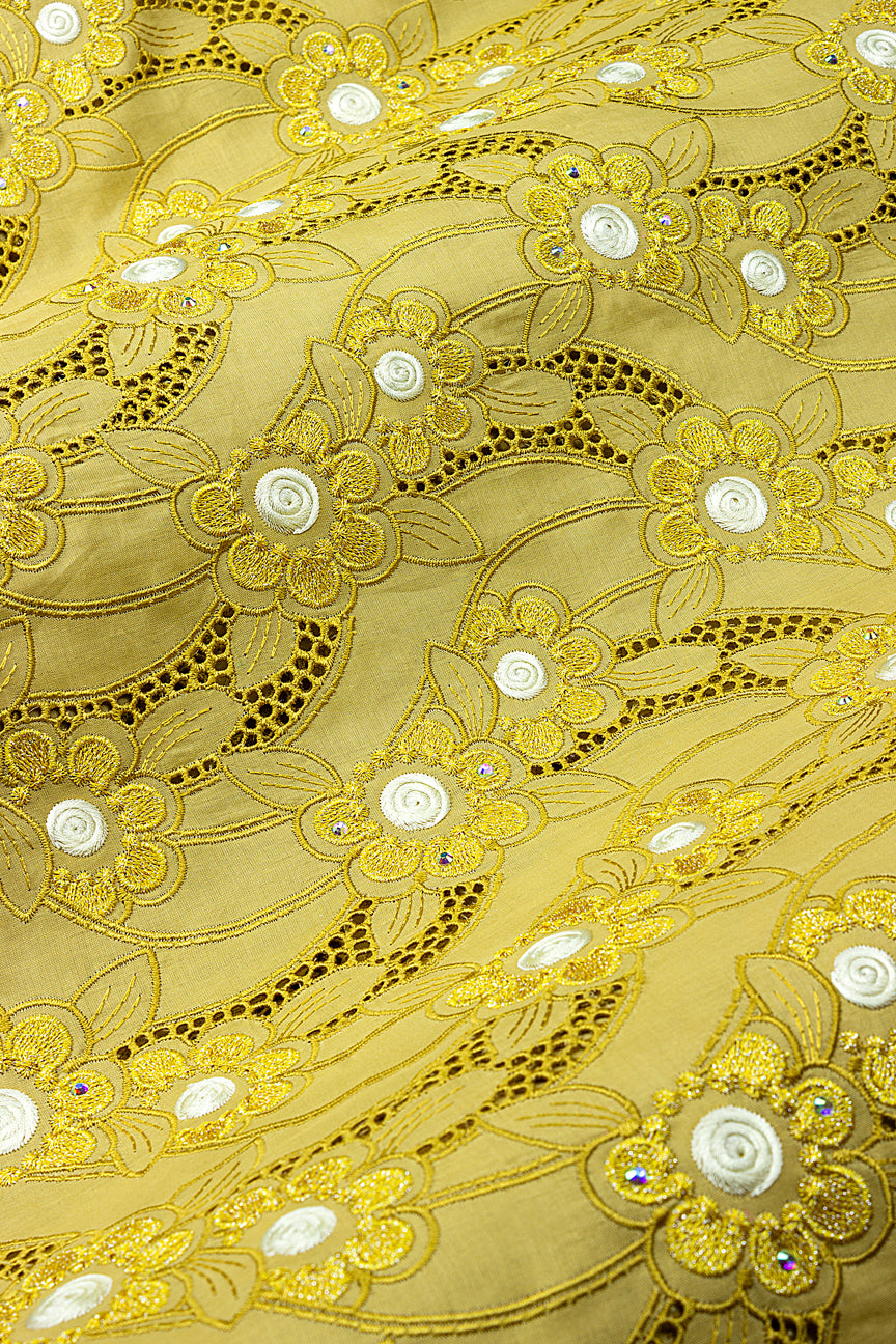 Celebrant Swiss Voile Lace - SWC083 - Gold