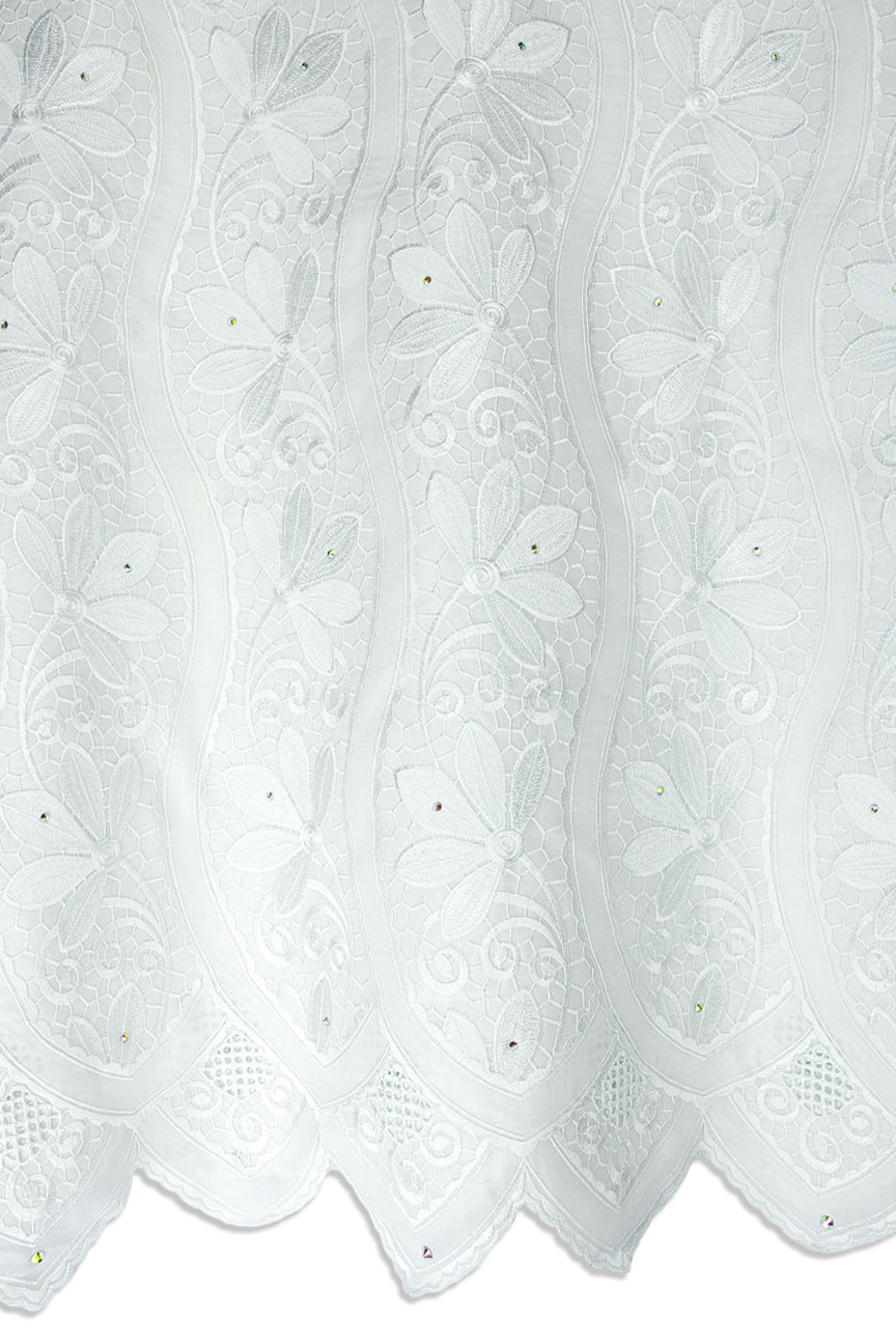 Celebrant Swiss Voile Lace - SWC084 - White