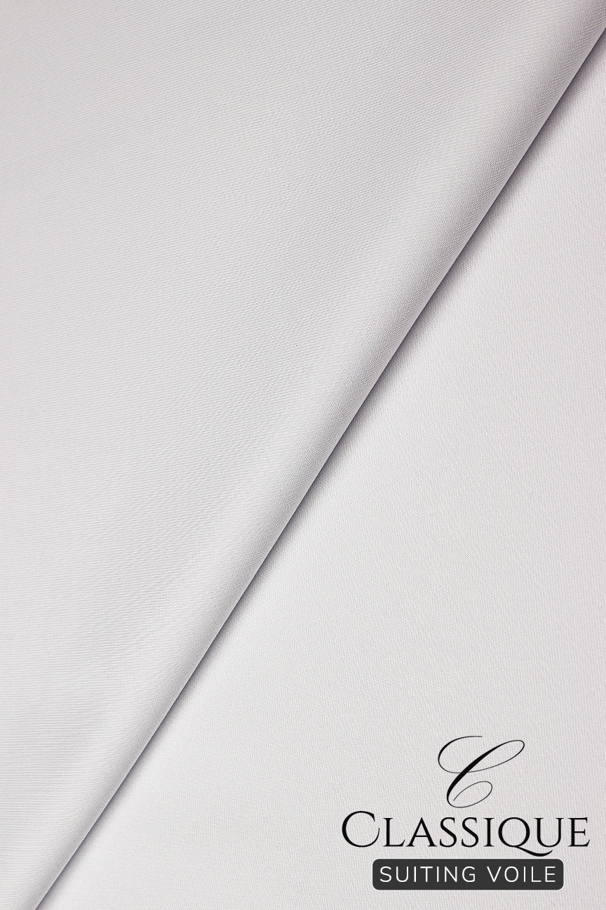 Classique Suiting Voile - CSV042 - White
