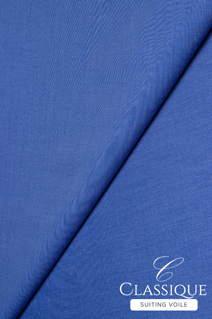 Classique Suiting Voile - CSV013 - Sea Blue