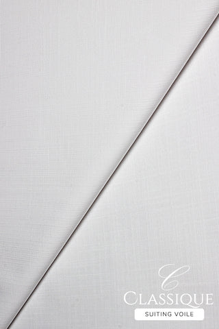 Classique Suiting Voile - CSV008 - White