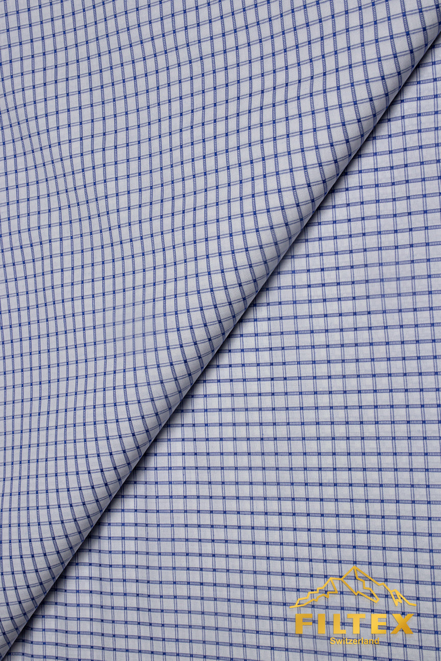 Filtex Swiss Voile | FTL20543 - Sky Blue & White