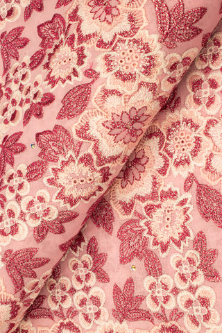 FSL608 - Stunning Fine Lace - Pink & Lady Pink