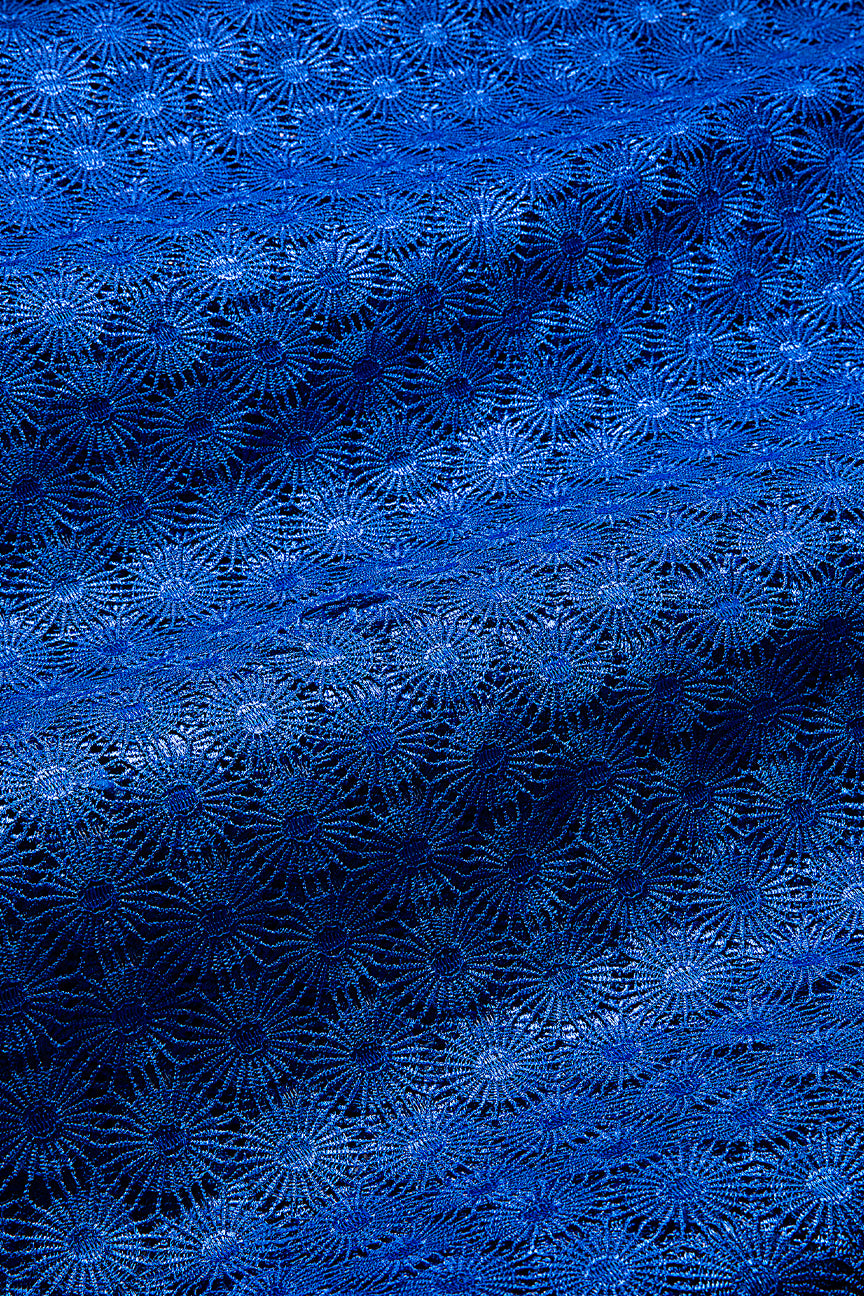 Guipure Lace - GPL044 - Royal Blue