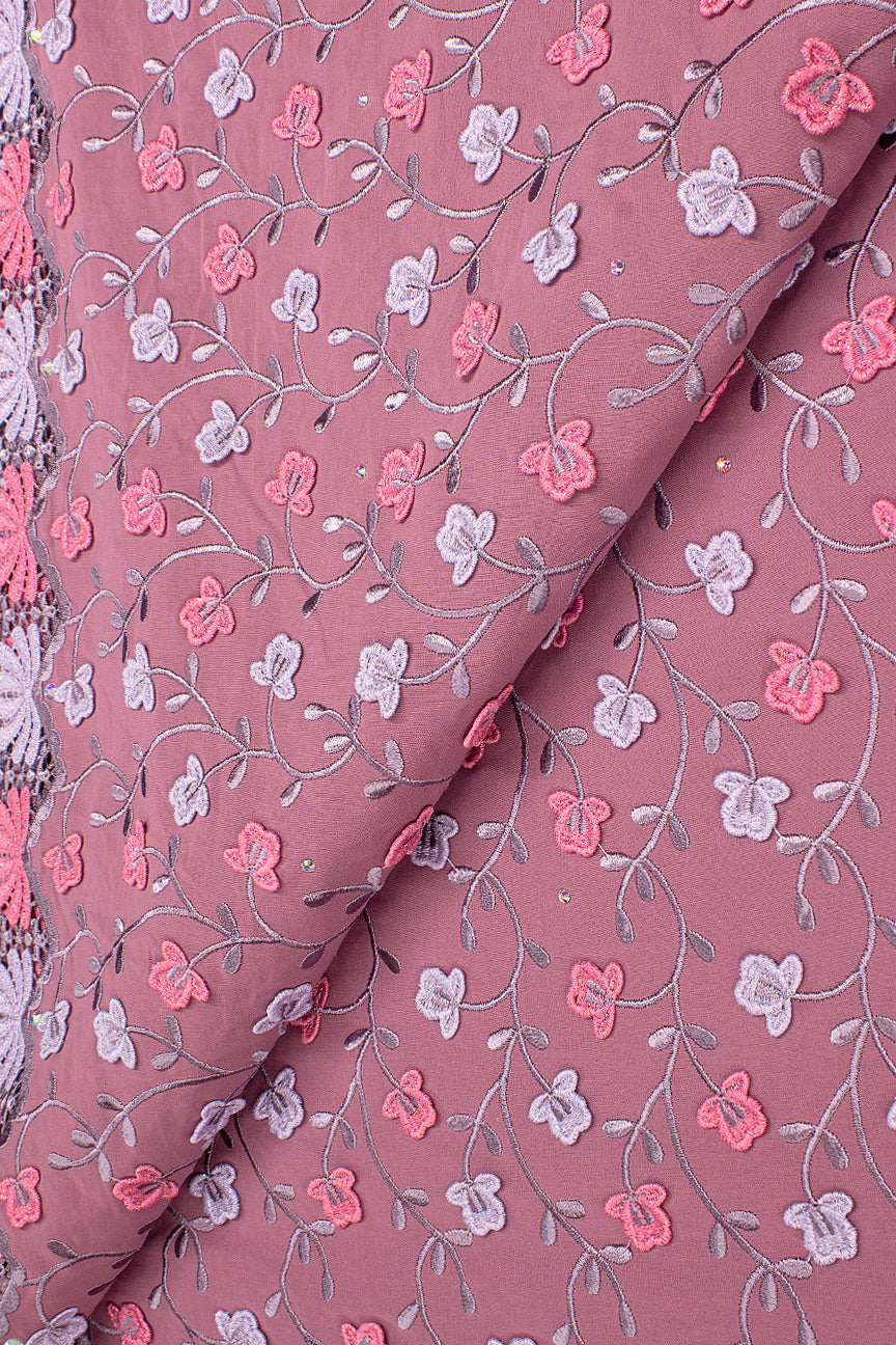 High Quality Lace - HQL1012 - Pink & Lavender