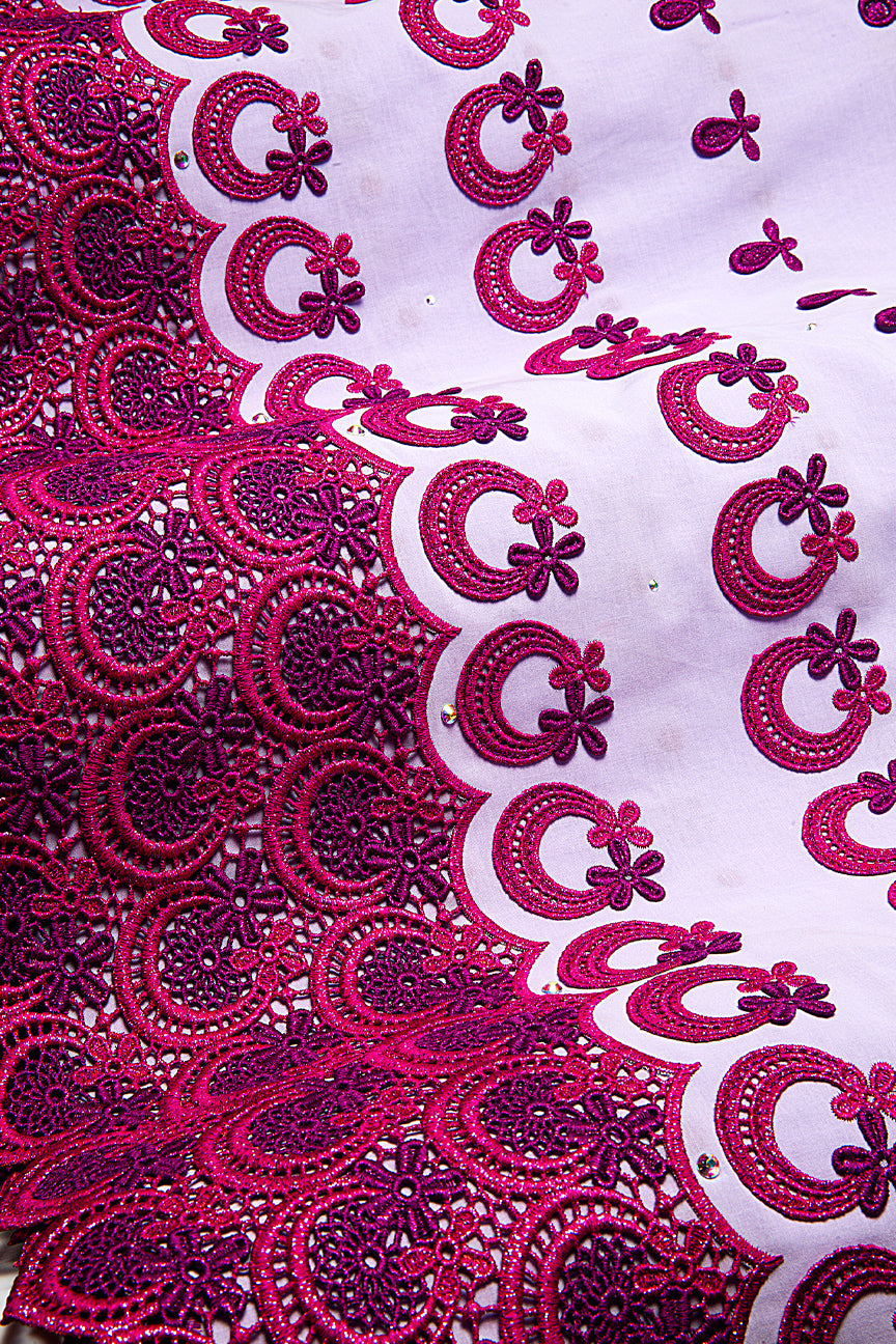 High Quality Lace - HQL1045 - Lavender, Pink & Purple