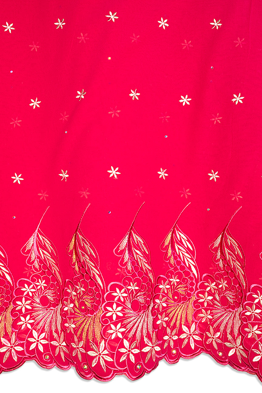 High Quality Lace - HQL1021 | Lafaya Lace in Lipstick Pink