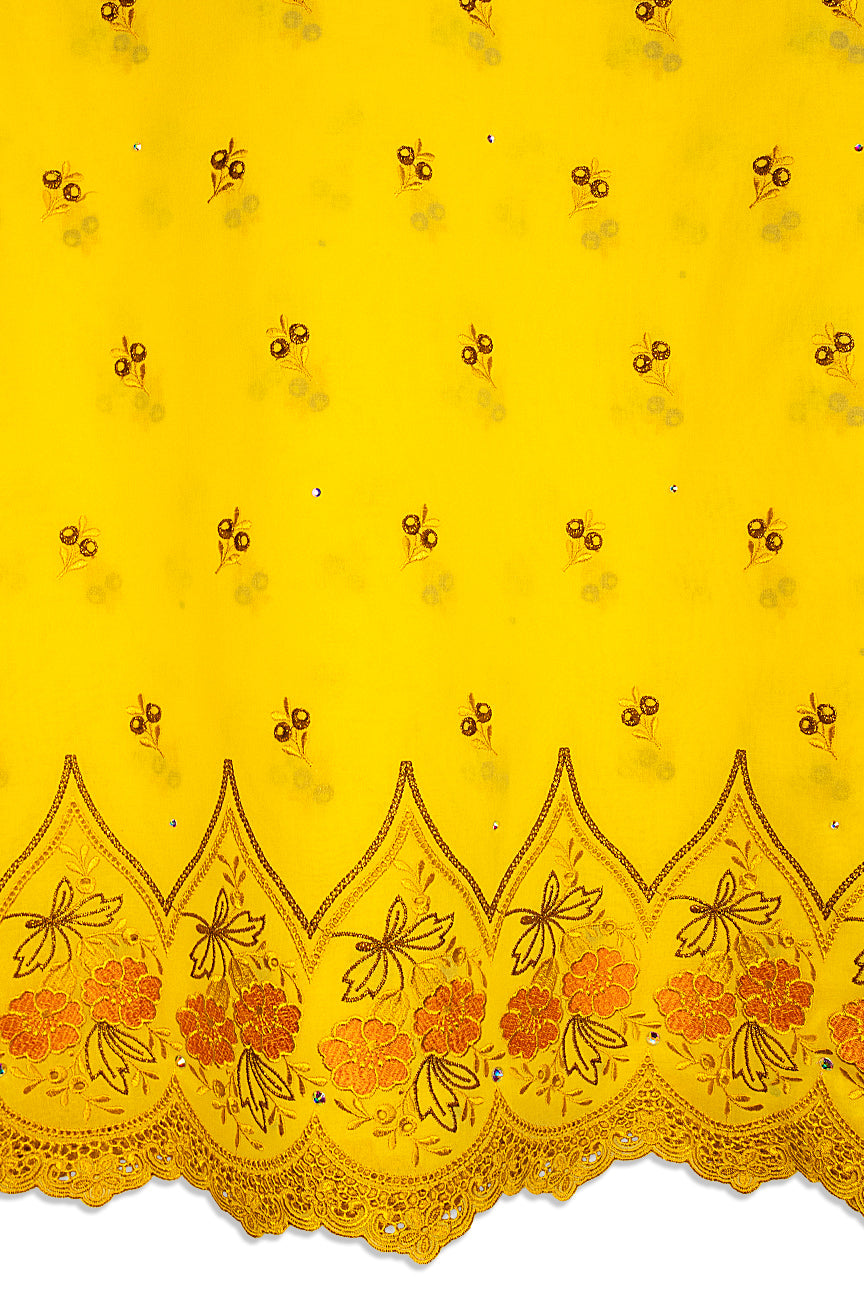 High Quality Lace - HQL1022 | Lafaya Lace in Sunshine Yellow
