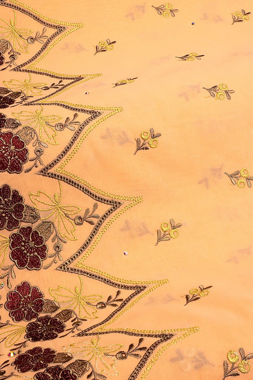 High Quality Lace - HQL1023 | Lafaya Lace in Peach
