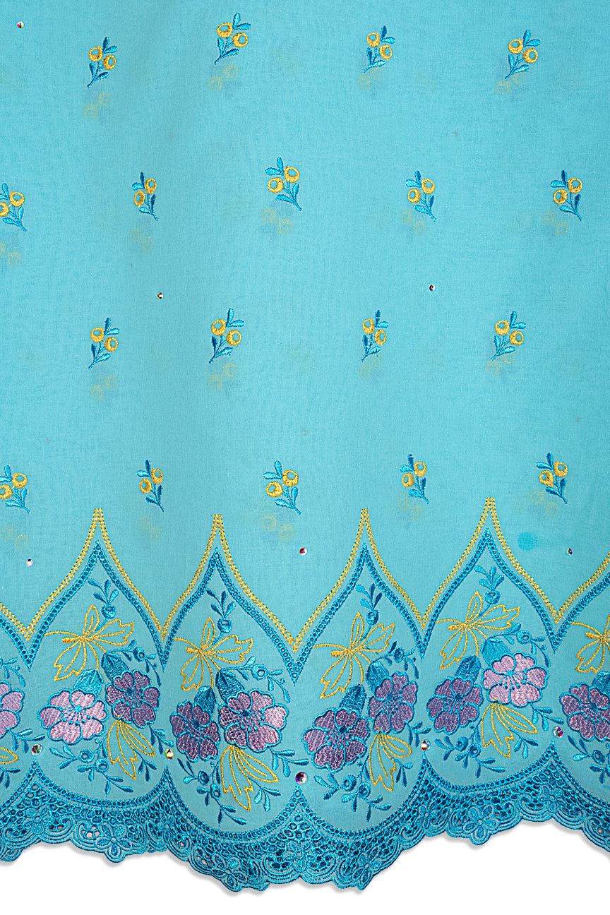 High Quality Lace - HQL1024 | Lafaya Lace in Baby Blue
