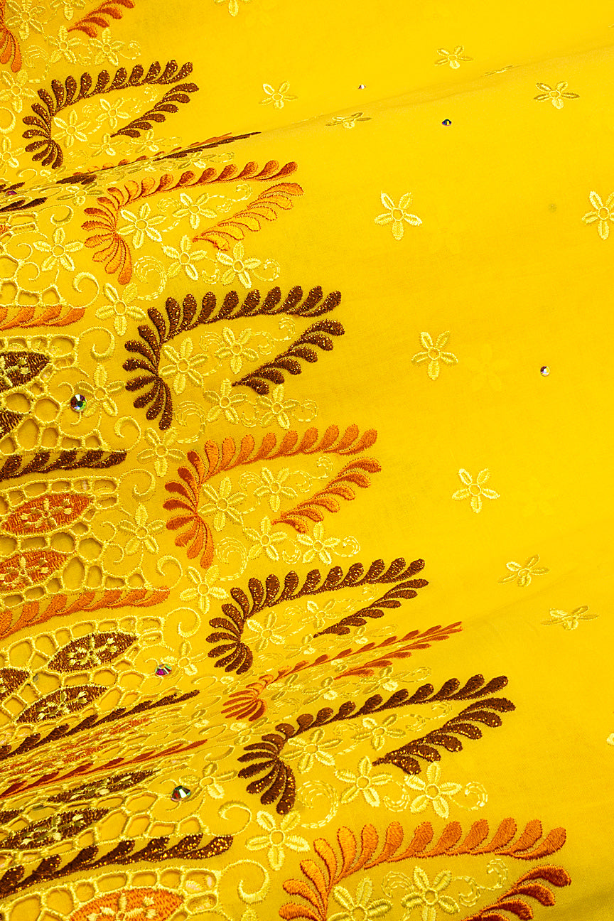 High Quality Lace - HQL1030 | Lafaya Lace in Sunshine Yellow