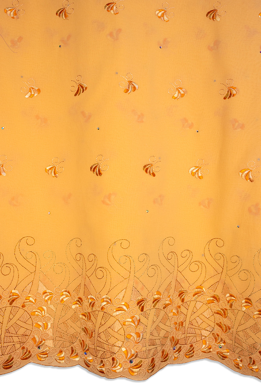 High Quality Lace - HQL1035 | Lafaya Lace in Peach