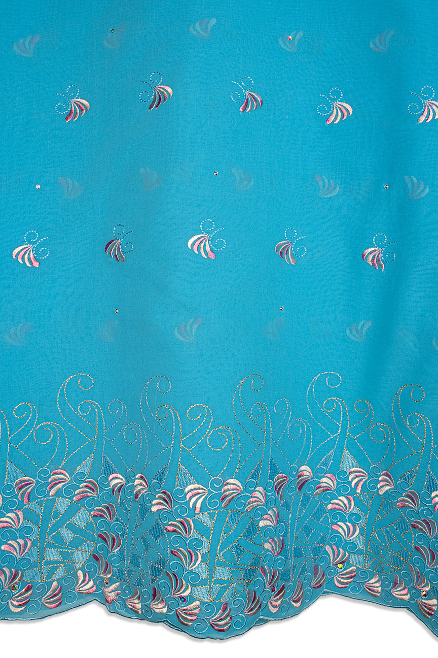 High Quality Lace - HQL1037 | Lafaya Lace in Baby Blue