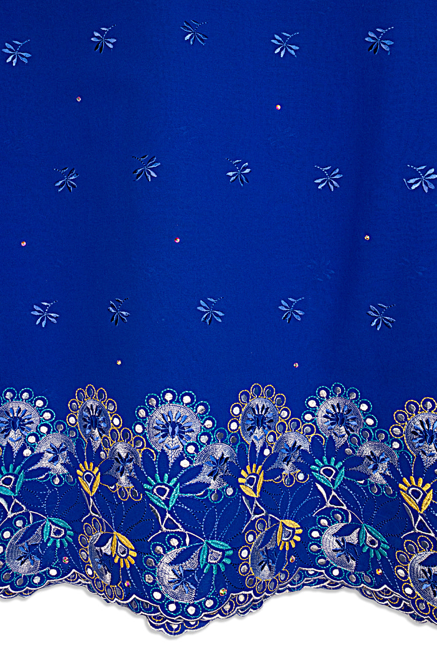 High Quality Lace - HQL1012 | Lafaya Lace in Royal Blue