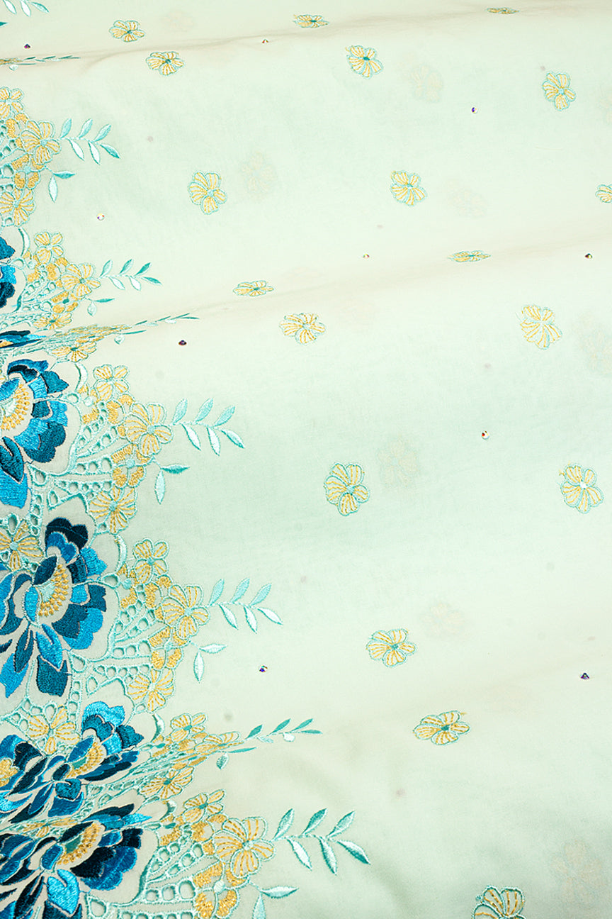 High Quality Lace - HQL1040 | Lafaya Lace in Mint