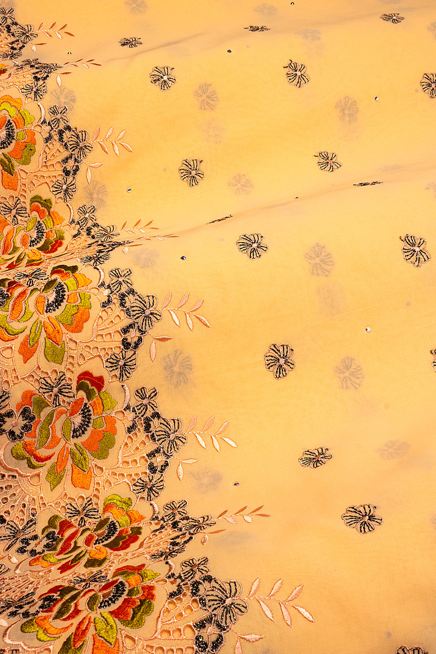 High Quality Lace - HQL1041 | Lafaya Lace in Peach