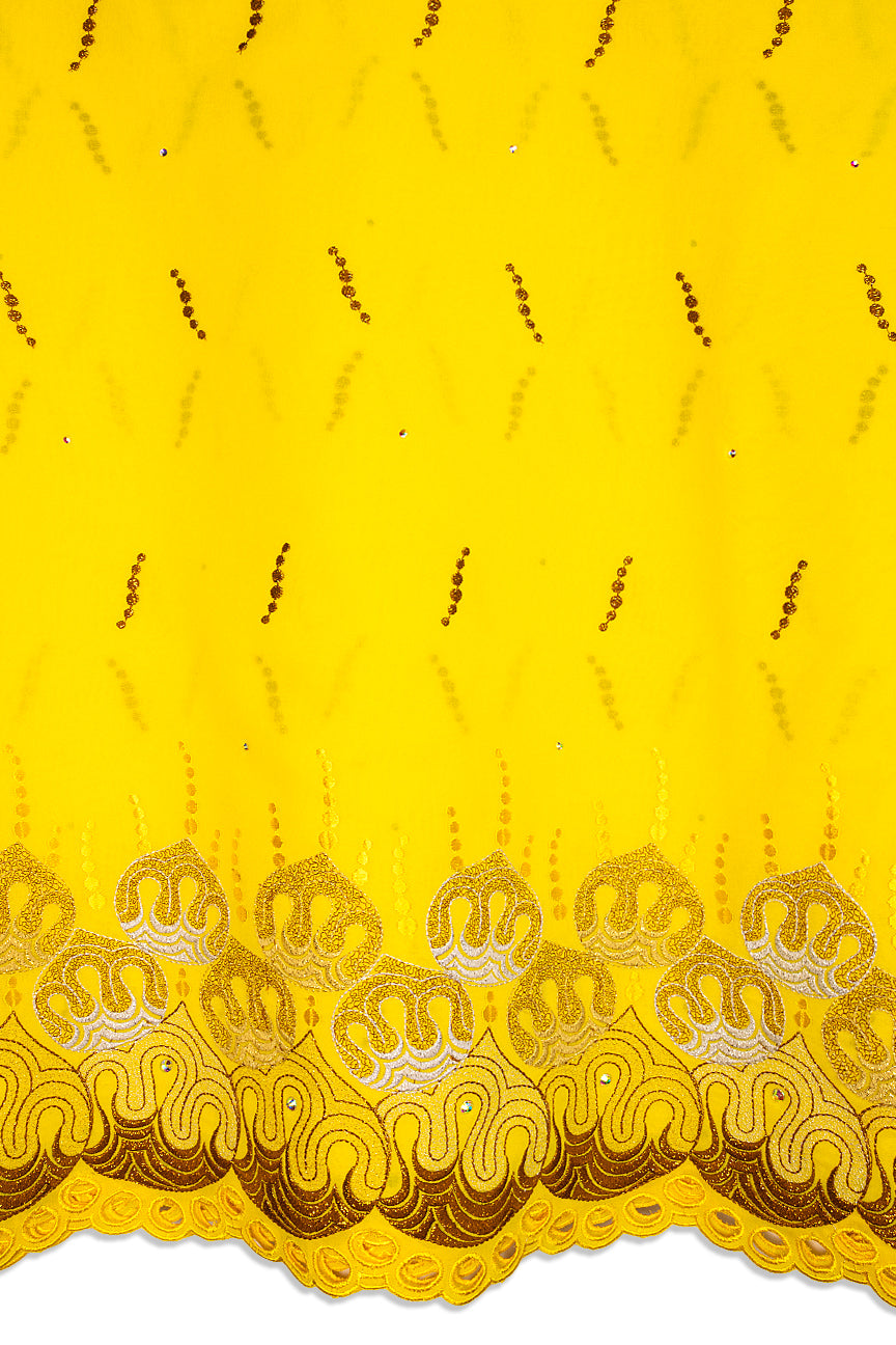 High Quality Lace - HQL1044 | Lafaya Lace in Sunshine Yellow