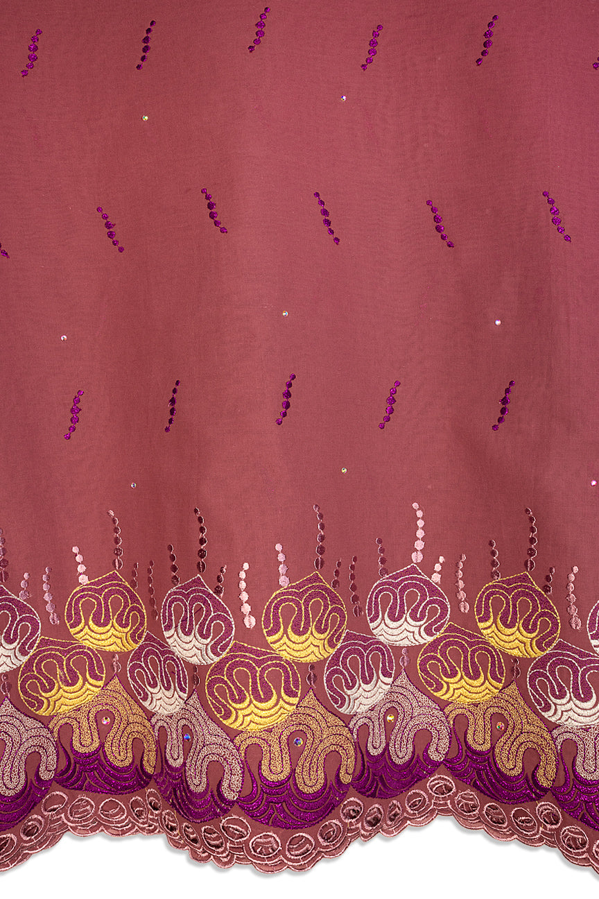 High Quality Lace - HQL1046 | Lafaya Lace in Plum