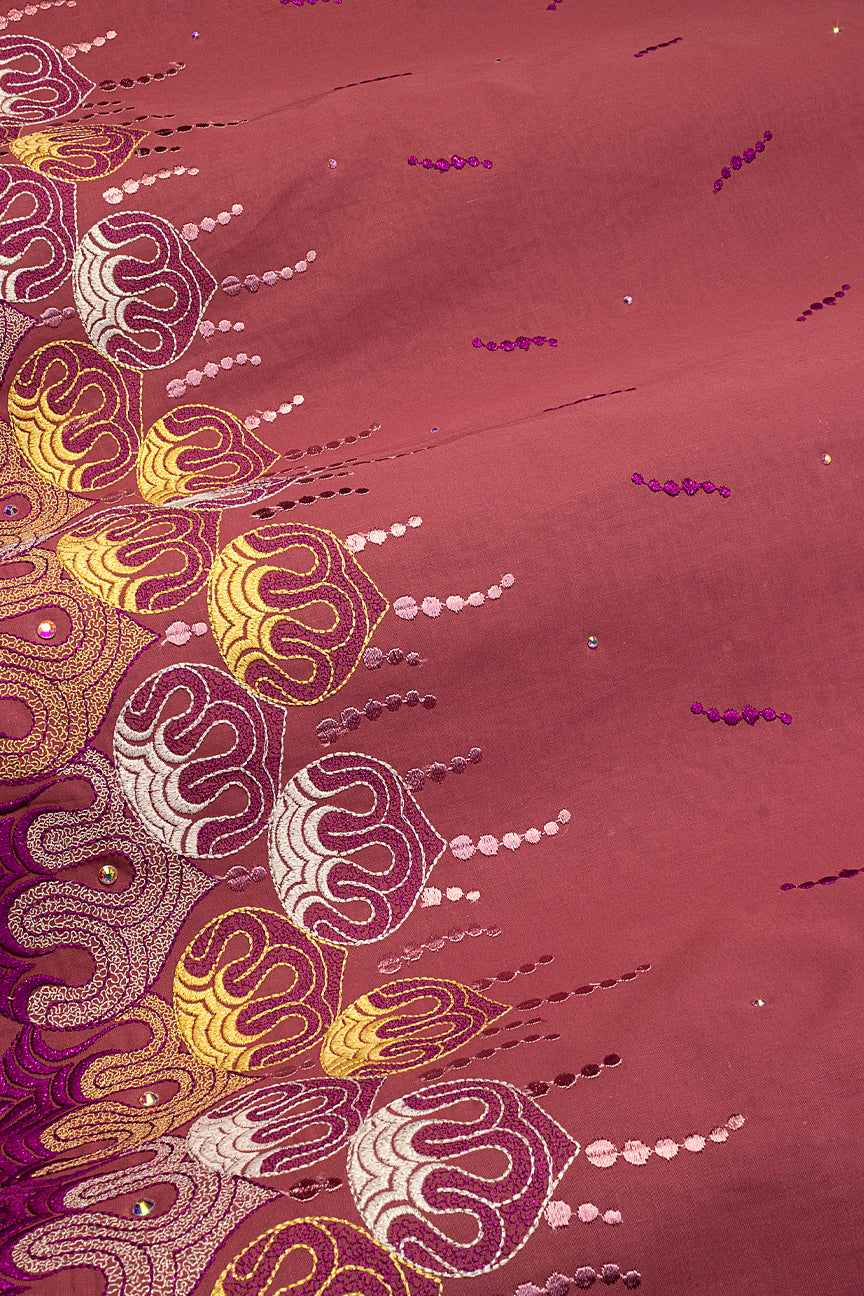 High Quality Lace - HQL1046 | Lafaya Lace in Plum