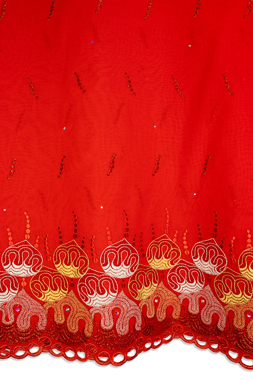 High Quality Lace - HQL1048 | Lafaya Lace in Royal Red