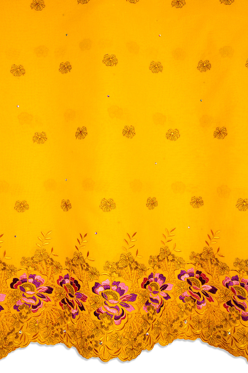 High Quality Lace - HQL1049 | Lafaya Lace in Golden Yellow