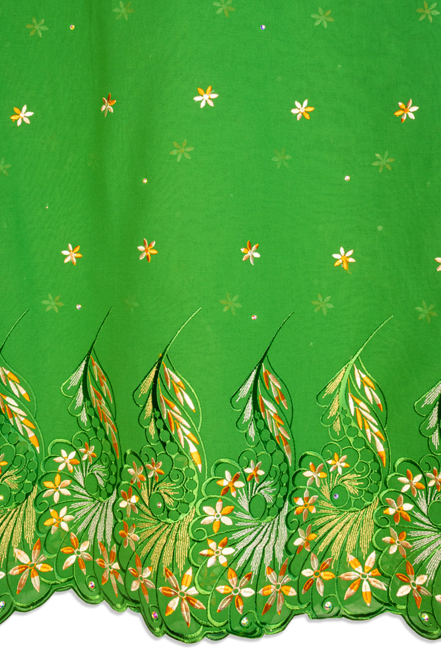 High Quality Lace - HQL1057 | Lafaya Lace in Emerald Green
