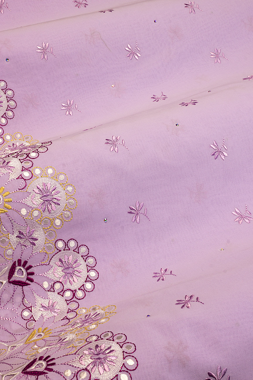 High Quality Lace - HQL1014 | Lafaya Lace in Lilac