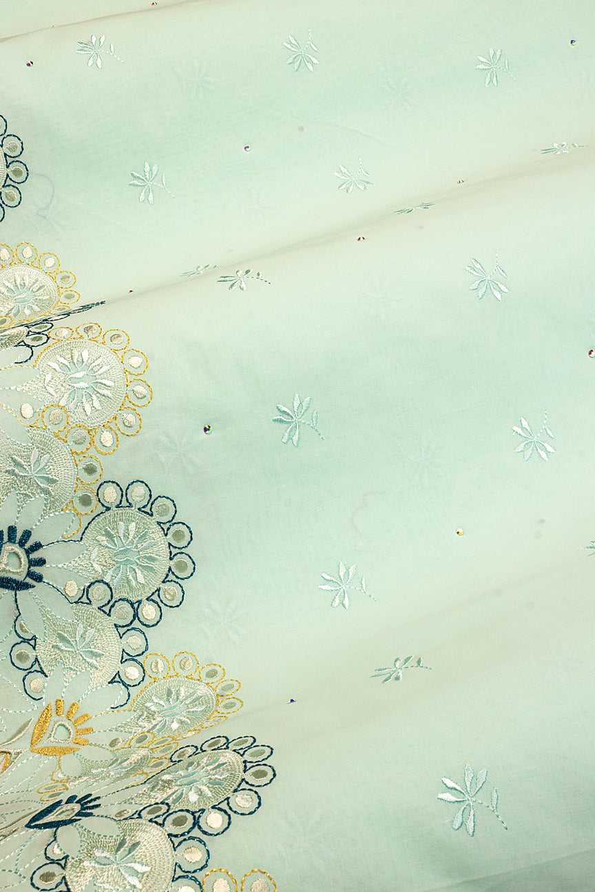 High Quality Lace - HQL1015 | Lafaya Lace in Mint