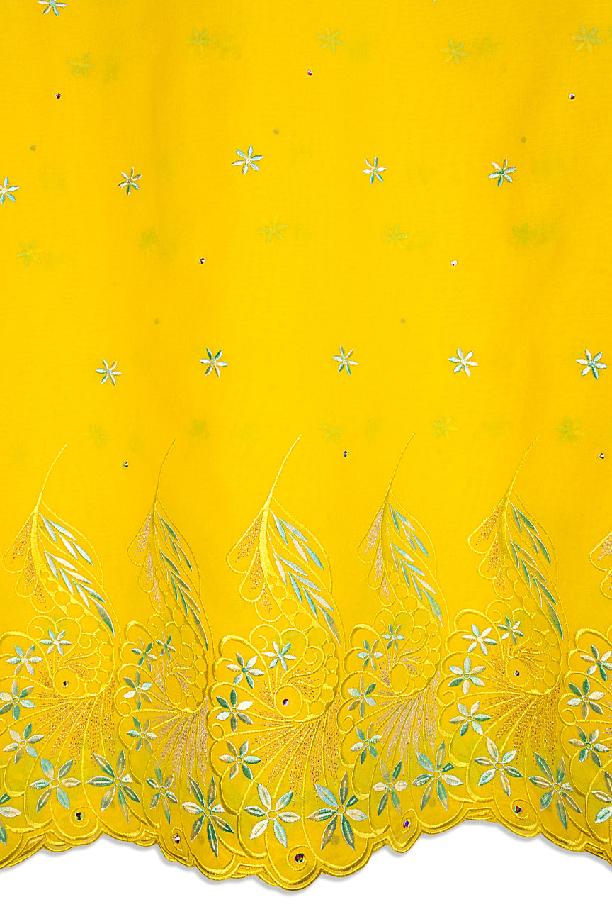 High Quality Lace - HQL1019 | Lafaya Lace in Sunshine Yellow