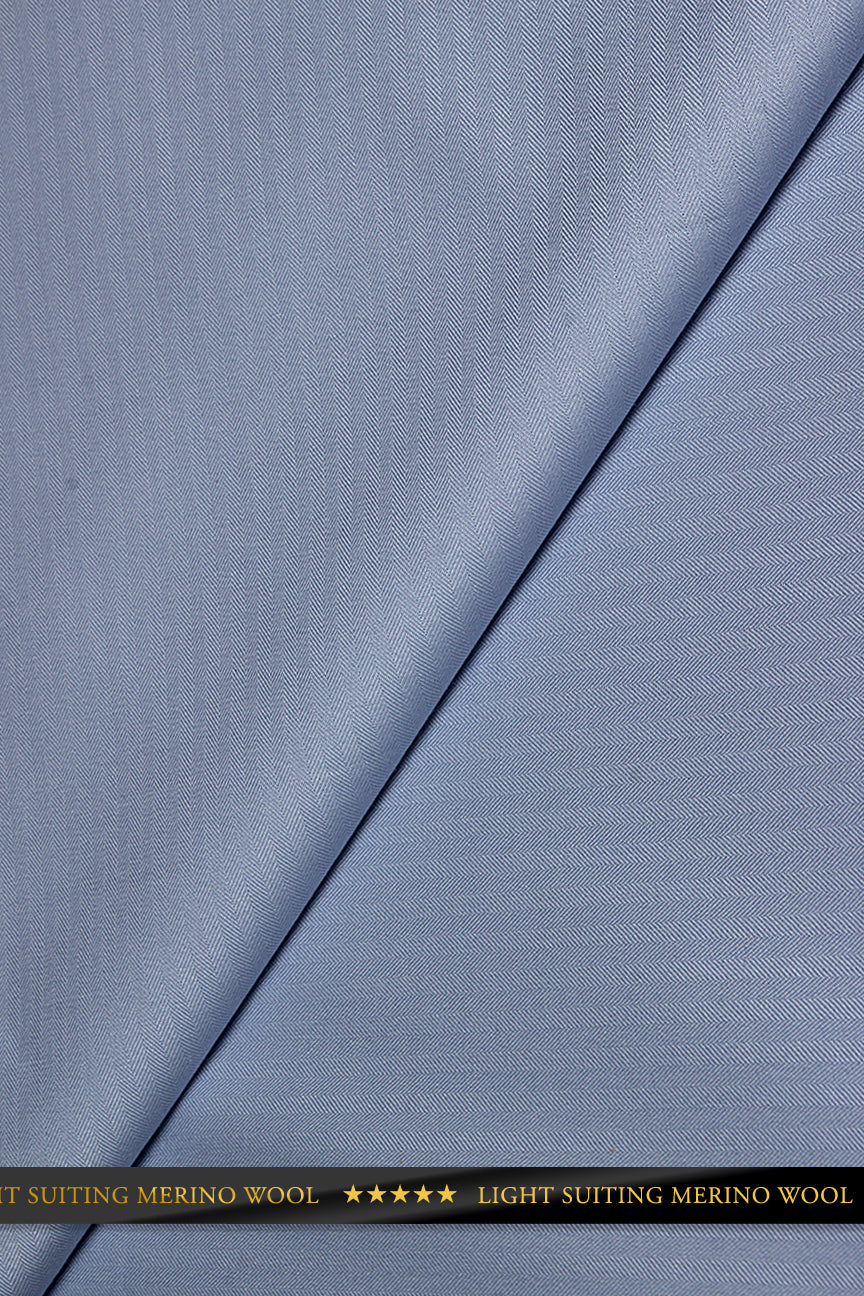 Light String Wool Light Suiting Wool - LSW0010 - Sky Blue – Hilton Textiles - London