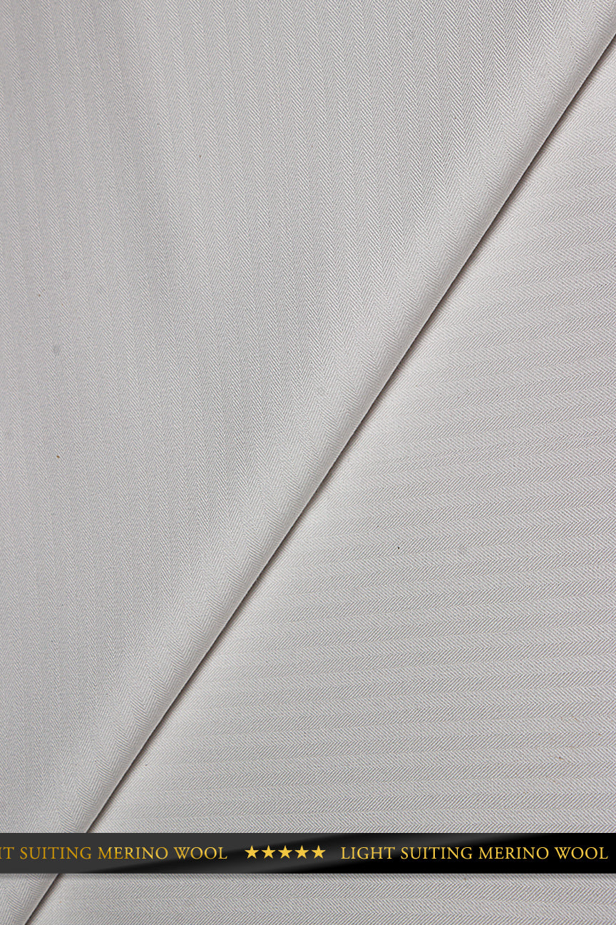 Light Suiting Wool - LSW0011 - White