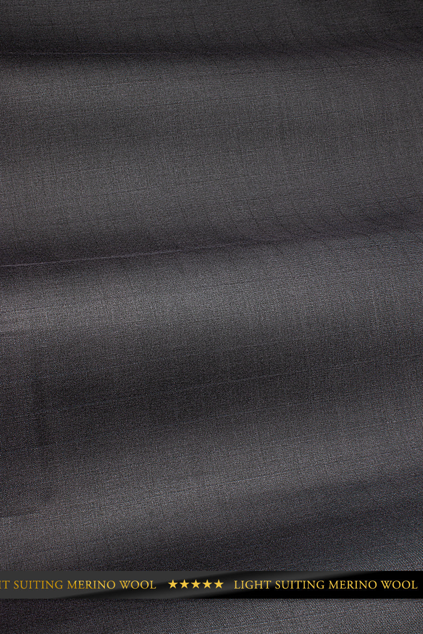 Light Suiting Wool - LSW0014 - Shadow Grey
