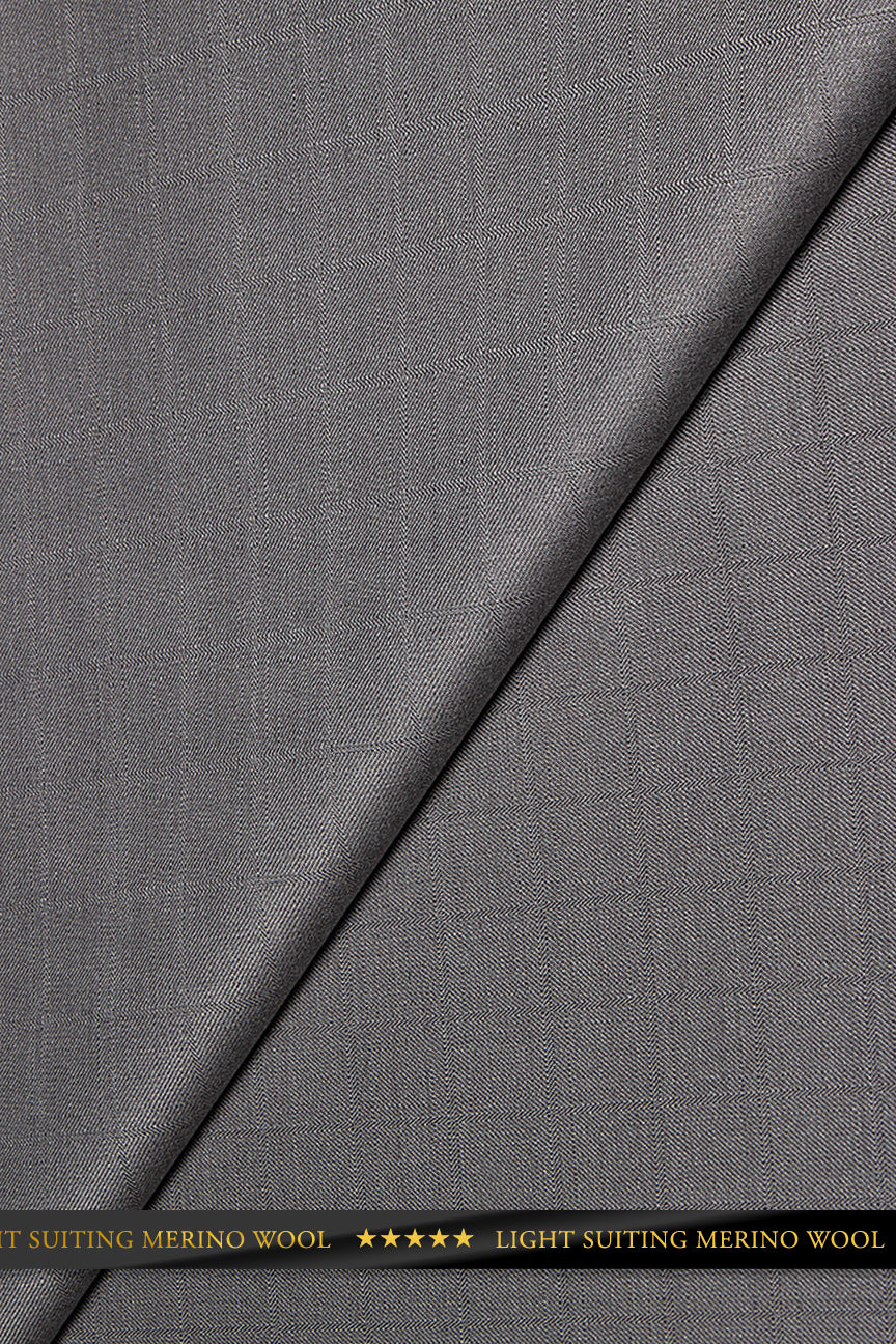 Light Suiting Wool - LSW0015 - Ash Grey
