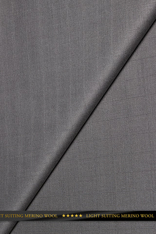 Light String Wool Light Suiting Wool - LSW0015 - Ash Grey – Hilton Textiles - London