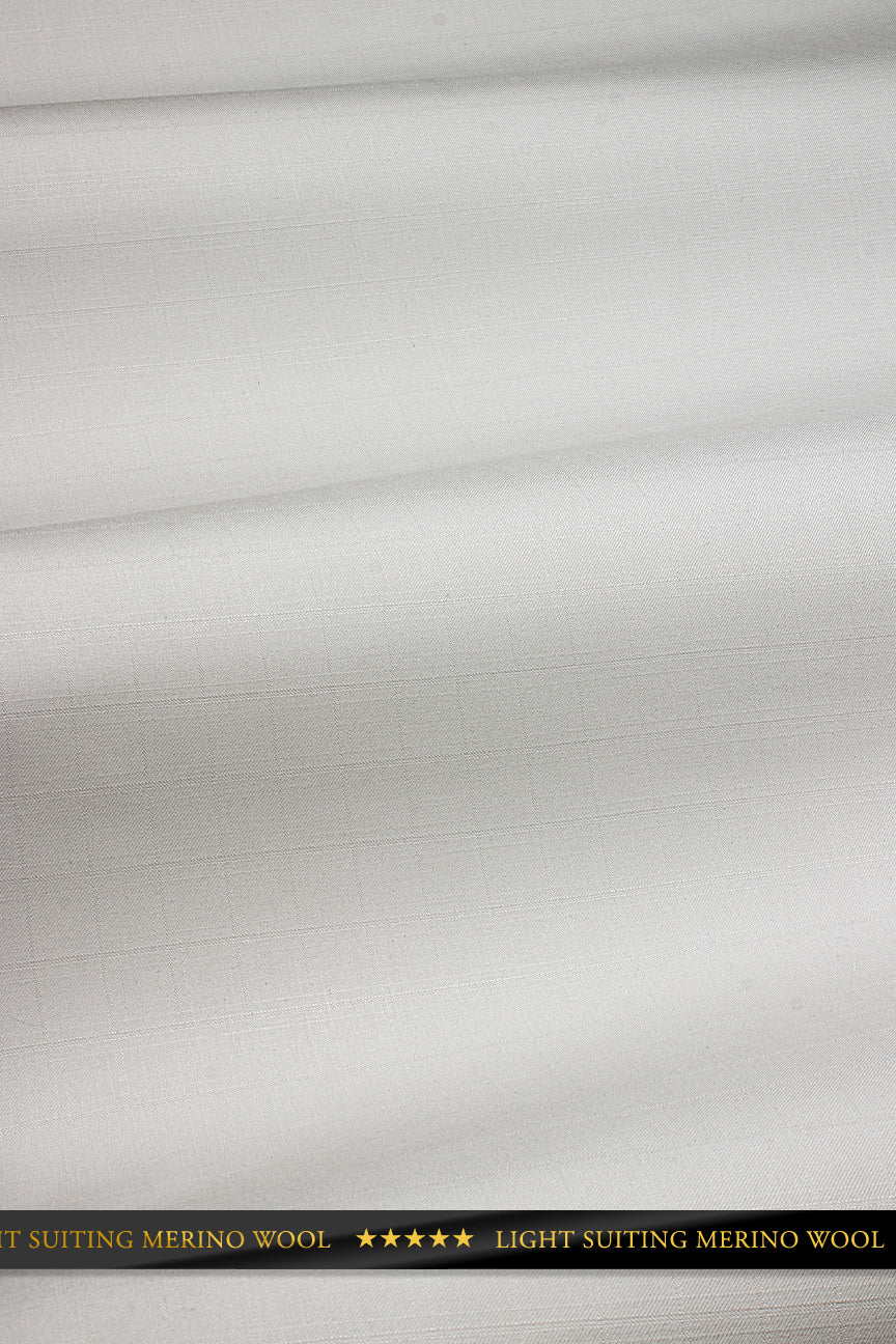 Light Suiting Wool - LSW0017 - White