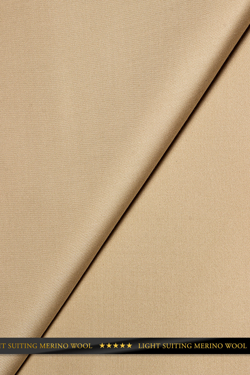 Light String Wool Light Suiting Wool - LSW005 - Beige – Hilton Textiles - London