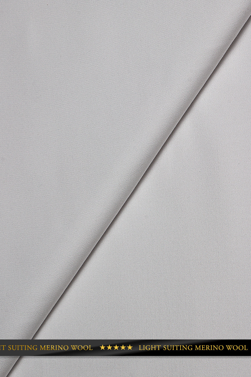 Light String Wool Light Suiting Wool - LSW006 - White – Hilton Textiles - London
