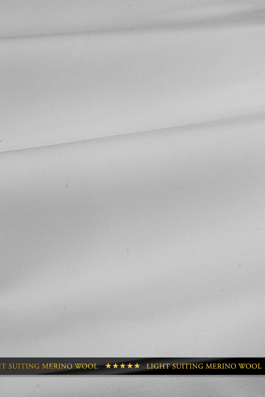 Light Suiting Wool - LSW006 - White