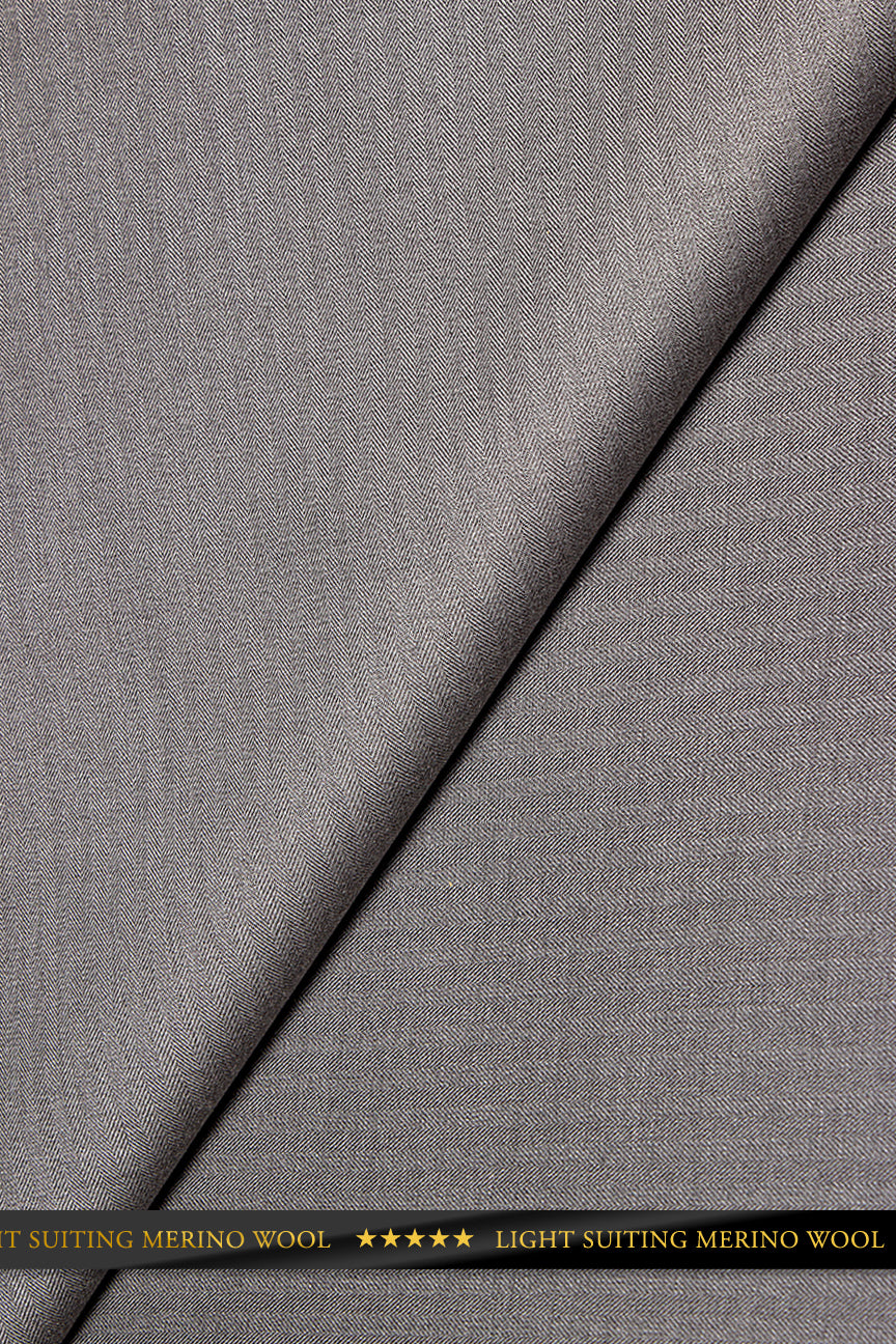 Light Suiting Wool - LSW0018 - Ash Grey
