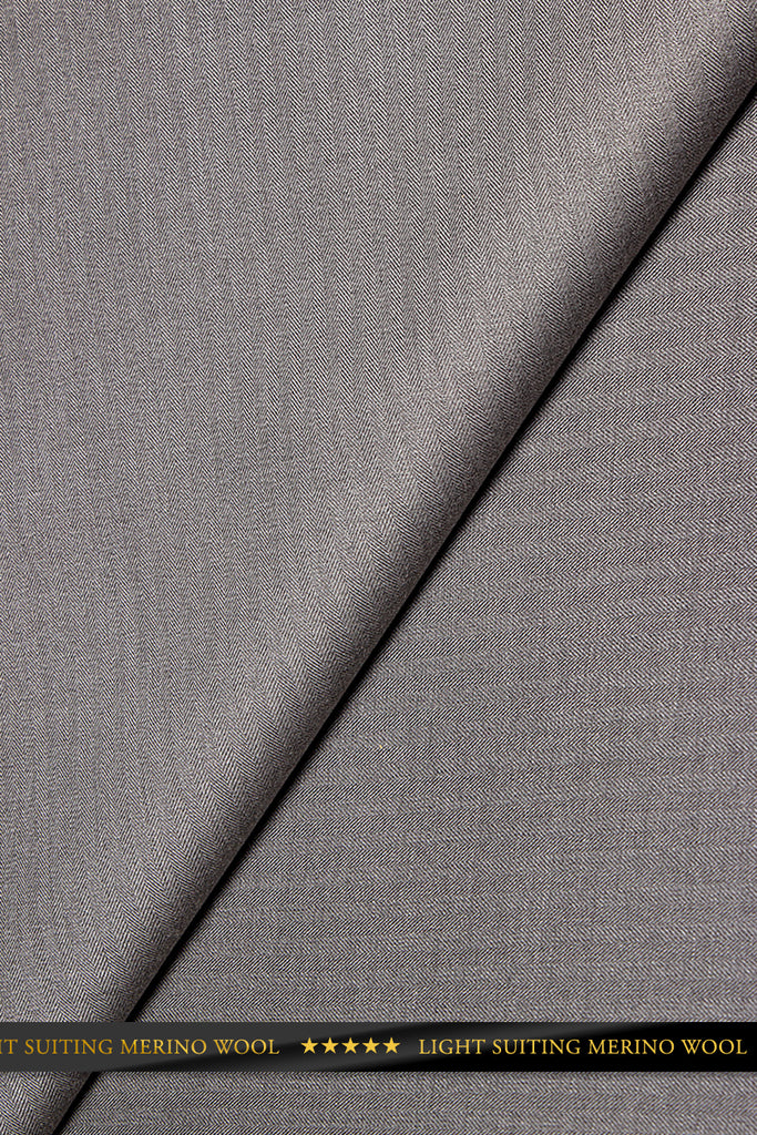 Light String Wool Light Suiting Wool - LSW0018 - Ash Grey – Hilton Textiles - London