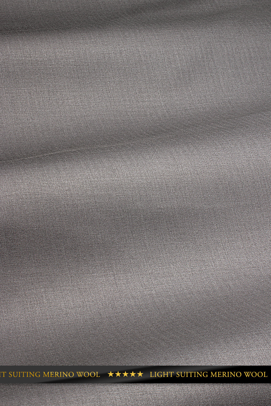 Light Suiting Wool - LSW0018 - Ash Grey