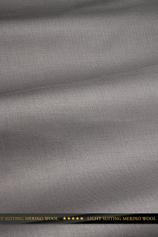 Light String Wool Light Suiting Wool - LSW0018 - Ash Grey – Hilton Textiles - London