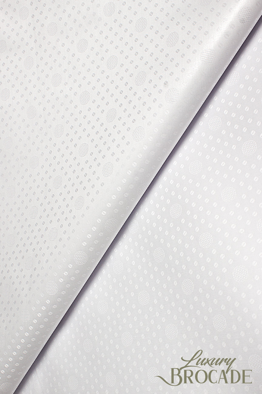 Top Quality Luxury Brocade - HLB0011 - White