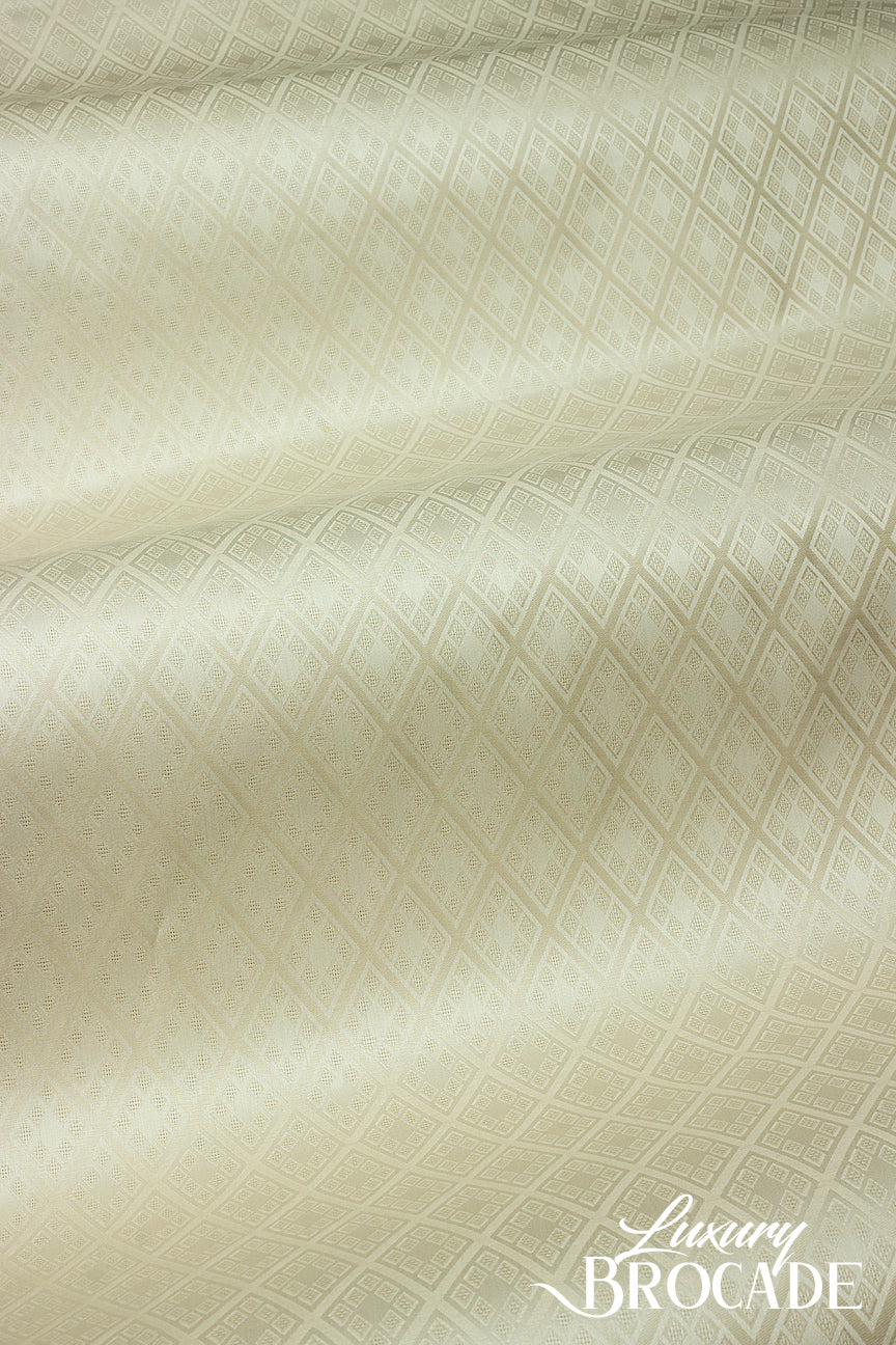 Top Quality Luxury Brocade - HLB0032 - Cream