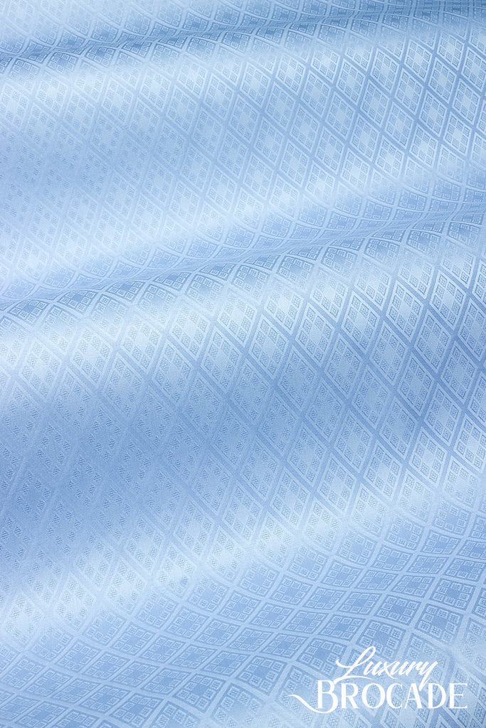 Top Quality Luxury Brocade - HLB0033 - Sky Blue